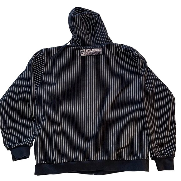 Metal Mulisha Vintage Mens Jacket Size Large Black War Paint Reversible Rare - Picture 4 of 16